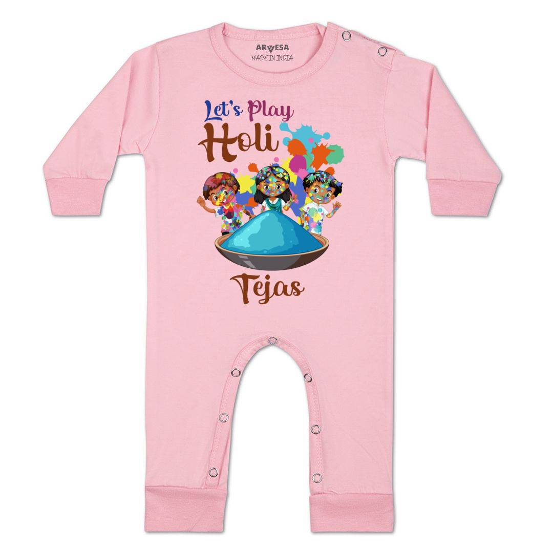 Arvesa Let'S Play Holi  Baby Boy & Girl Dress