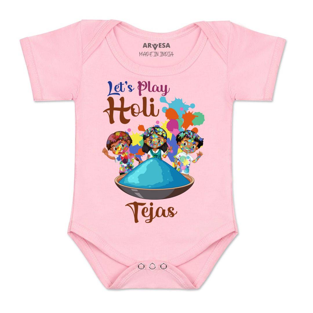 Arvesa Let'S Play Holi  Baby Boy & Girl Dress