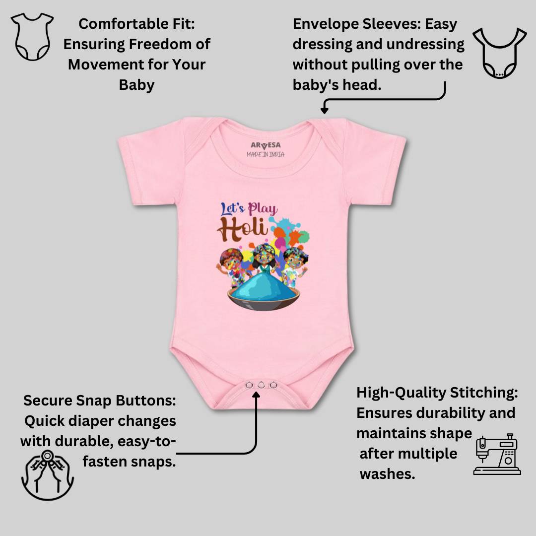 Arvesa Design-760 Holi My First Baby Boy and Baby Girl Dress .