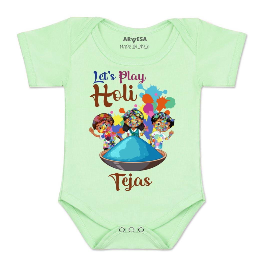 Arvesa Let'S Play Holi  Baby Boy & Girl Dress