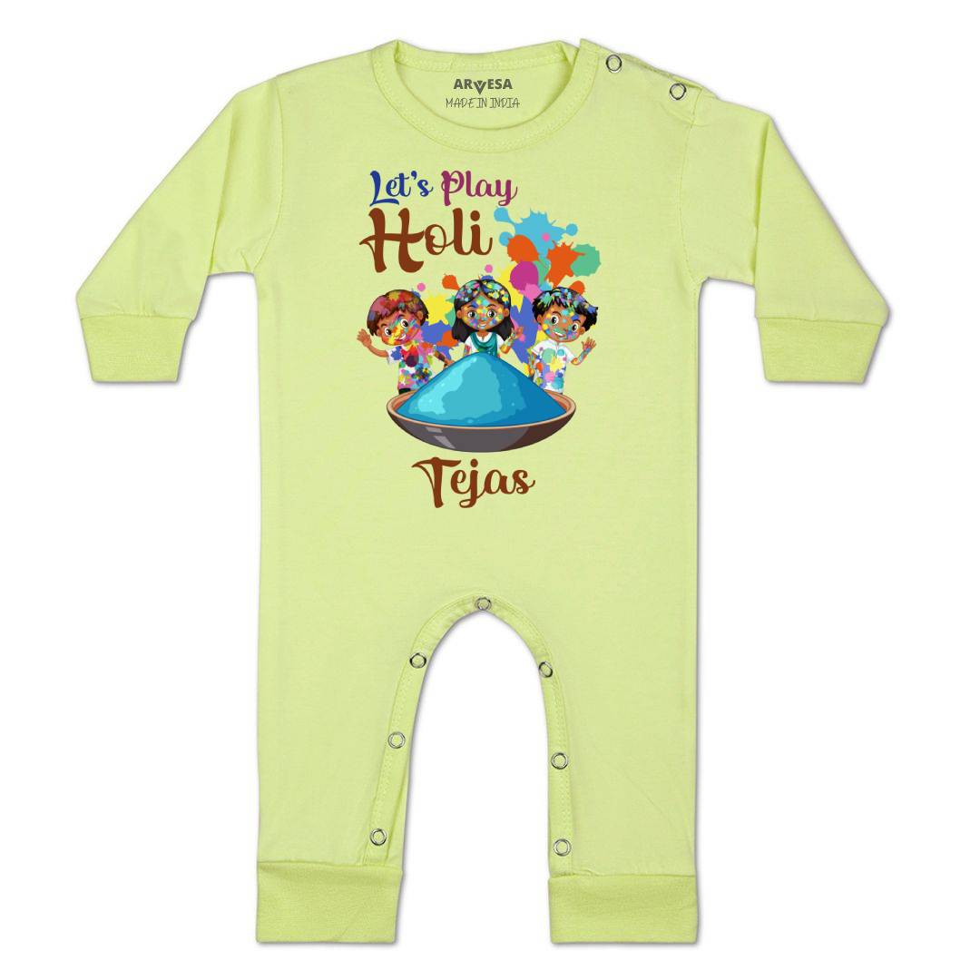 Arvesa Let'S Play Holi  Baby Boy & Girl Dress