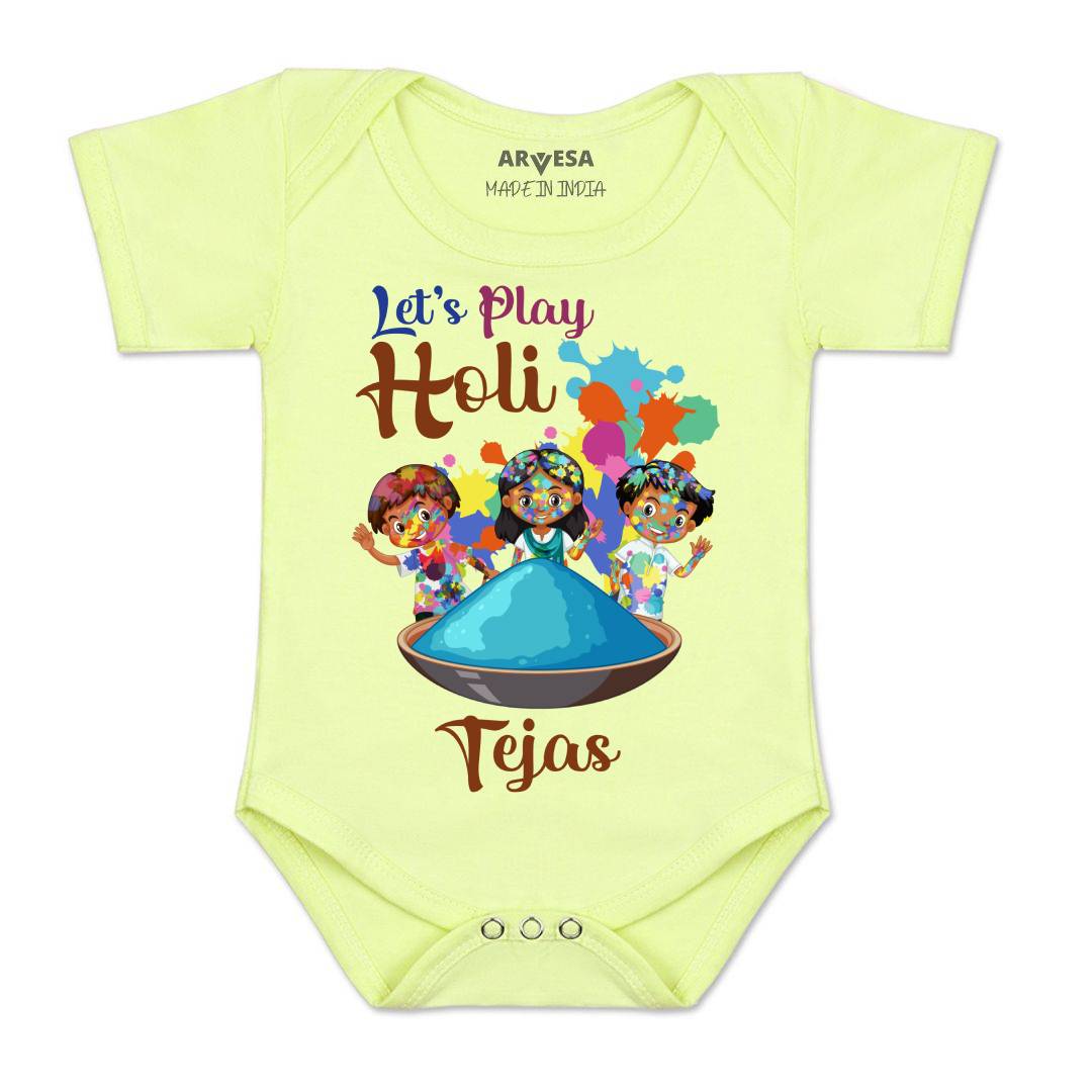 Arvesa Let'S Play Holi  Baby Boy & Girl Dress