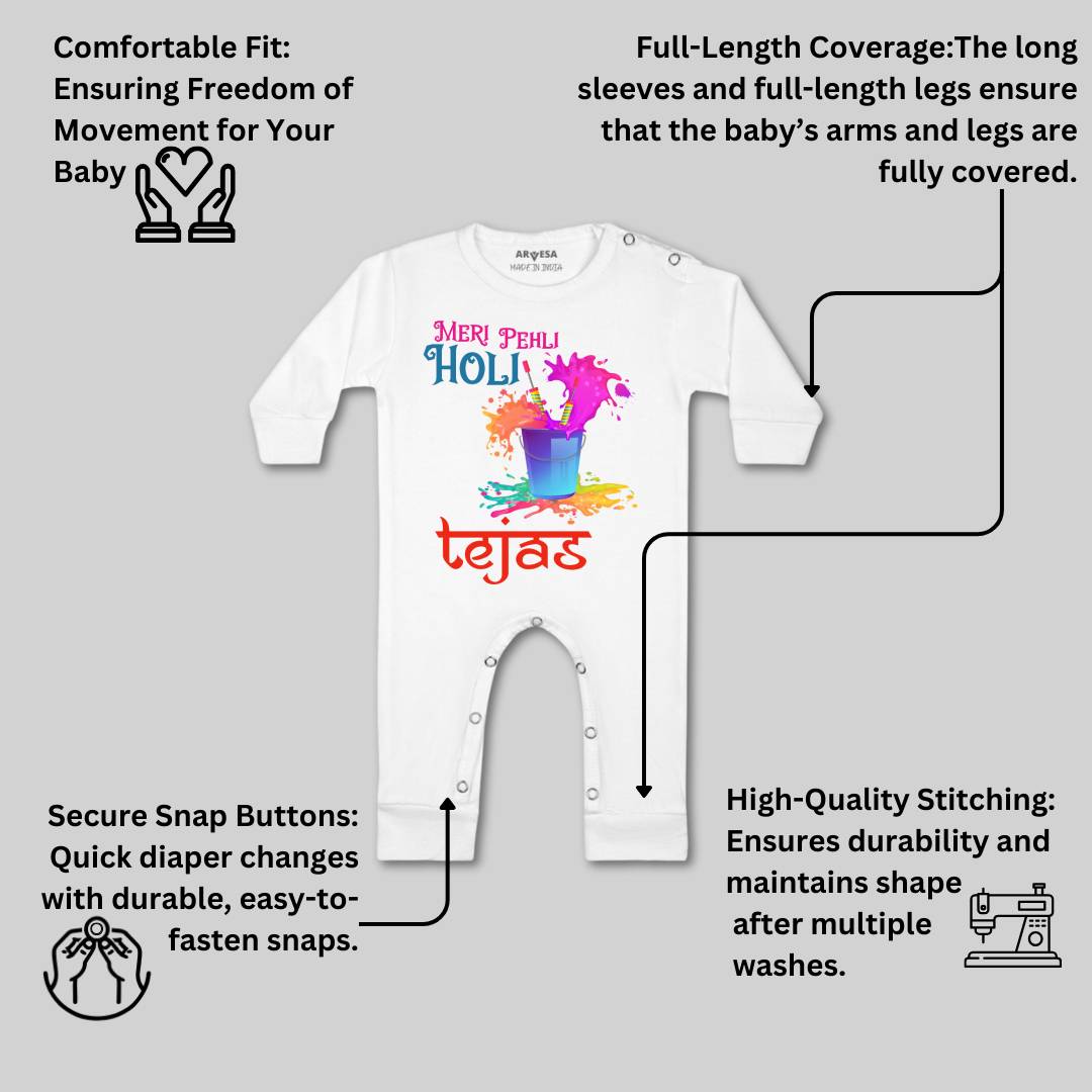 Arvesa Meri Pehli Holi  Baby Boy & Girl Dress