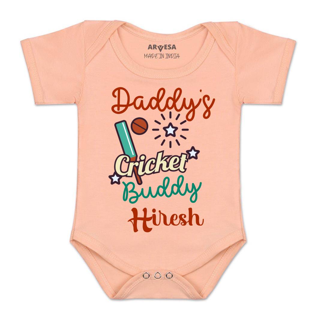 Arvesa Daddy Cricket Buddy Baby Boy & Girl Dress