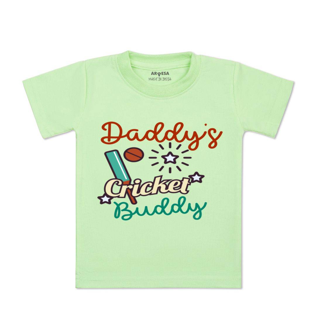 Arvesa Daddy Cricket Buddy Design-765 White 0-3 Months Jumpsuit for Baby Boy & Girl dress .