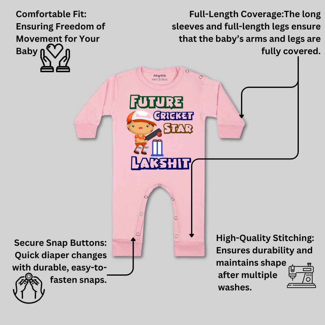 Arvesa Future Cricket Star Baby Boy & Girl Dress