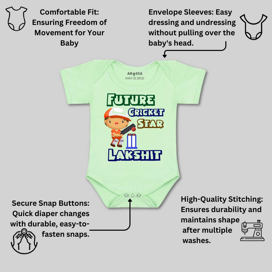 Arvesa Future Cricket Star Baby Boy & Girl Dress