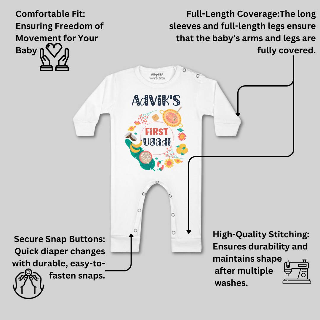 Arvesa My First Ugadi  Baby Boy & Girl Dress