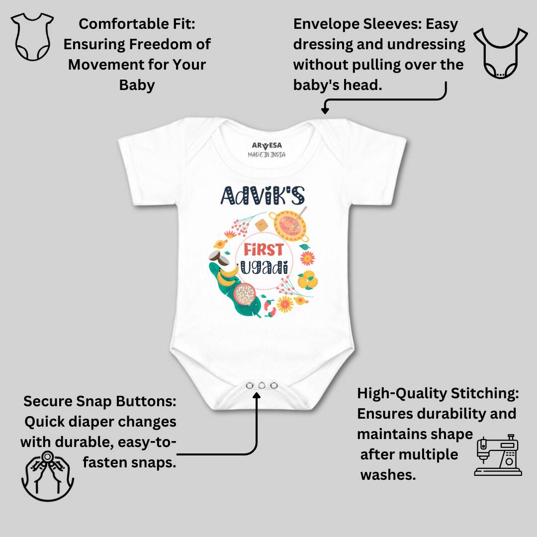 Arvesa My First Ugadi  Baby Boy & Girl Dress