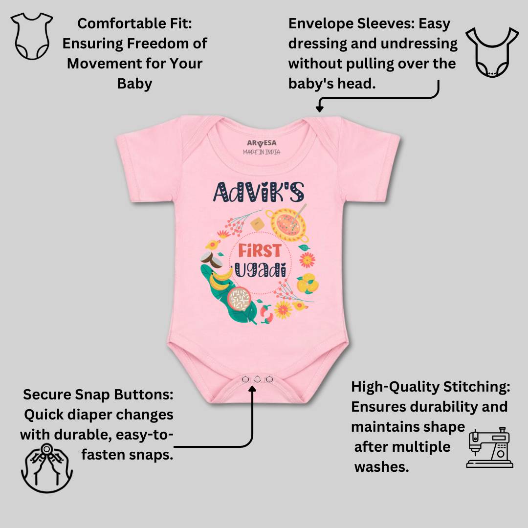 Arvesa My First Ugadi  Baby Boy & Girl Dress