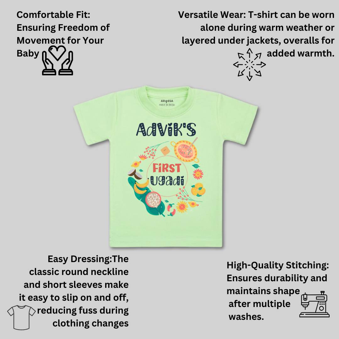 Arvesa My First Ugadi  Baby Boy & Girl Dress