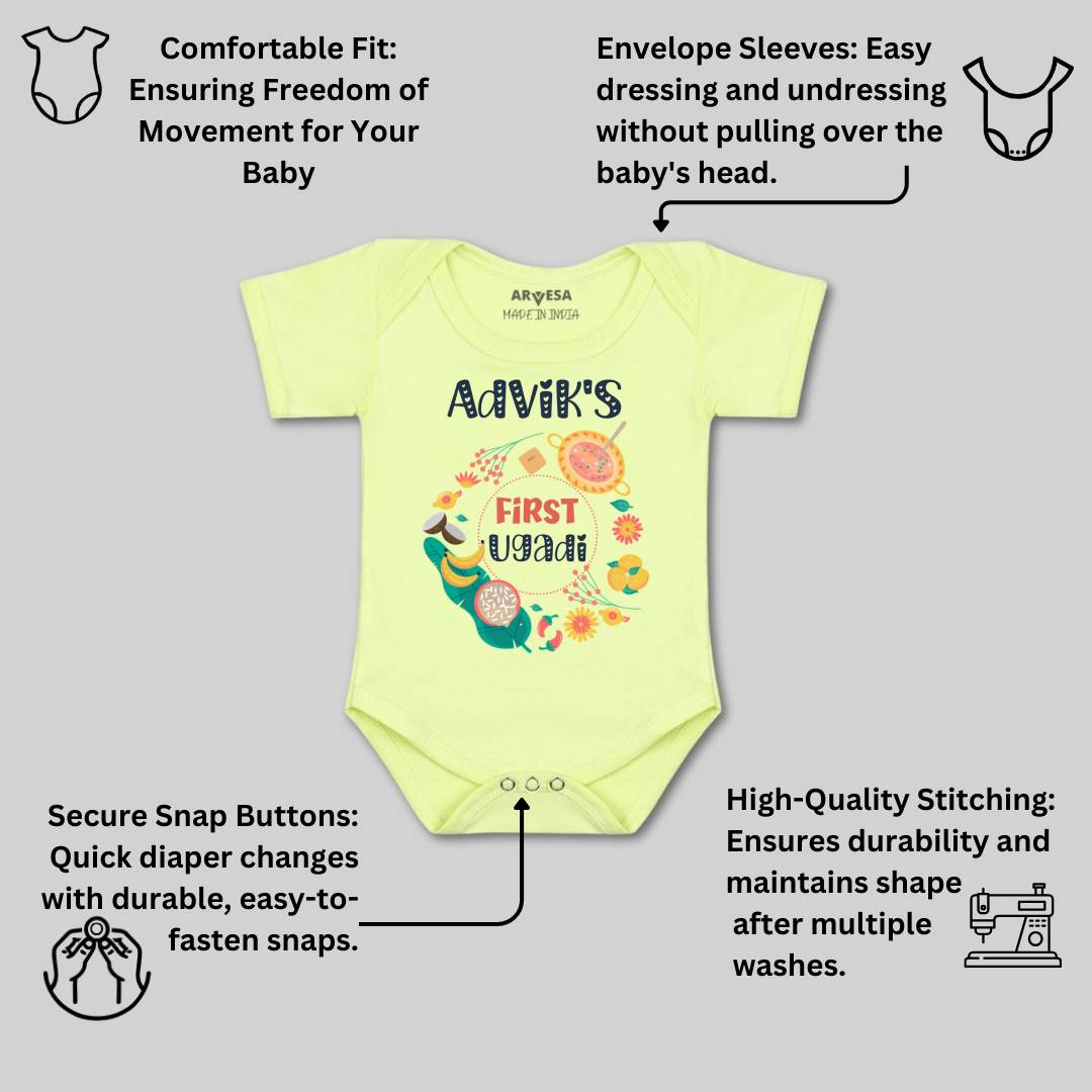 Arvesa My First Ugadi  Baby Boy & Girl Dress