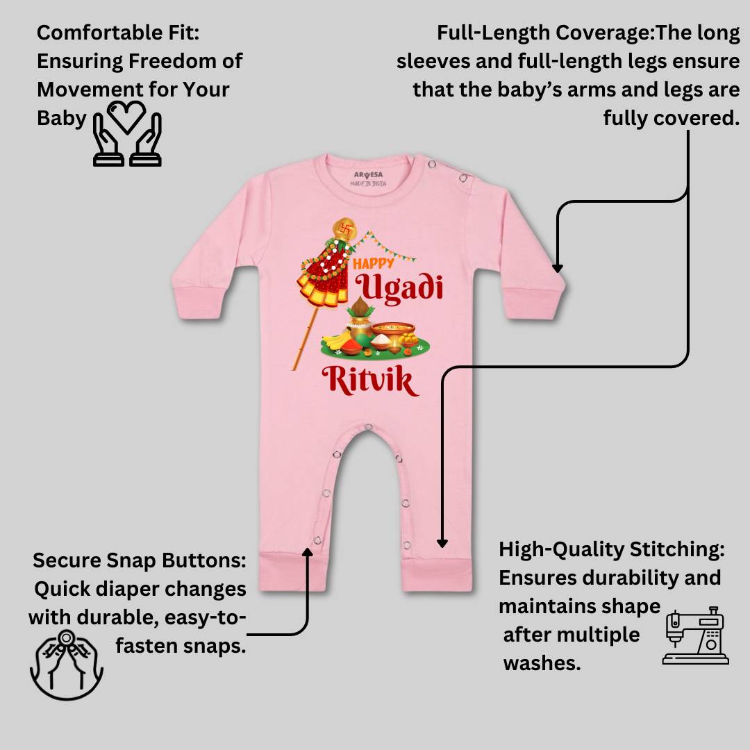 Arvesa Happy Ugadi  Baby Boy & Girl Dress