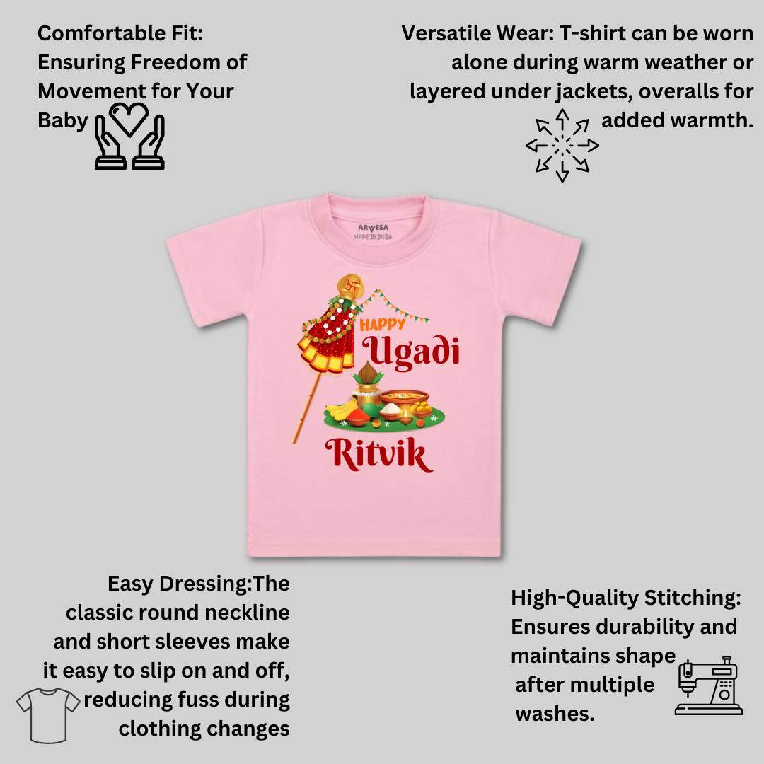 Arvesa Happy Ugadi  Baby Boy & Girl Dress