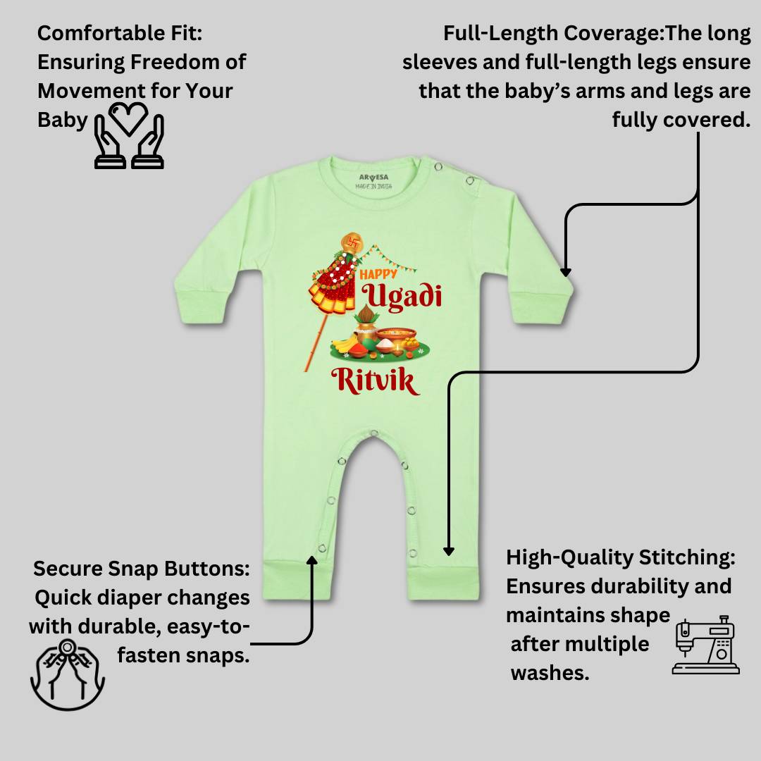 Arvesa Happy Ugadi  Baby Boy & Girl Dress