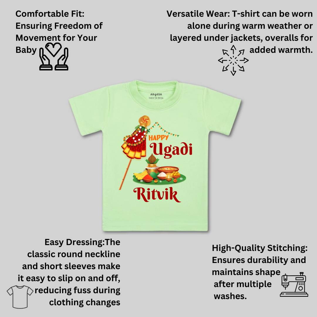 Arvesa Happy Ugadi  Baby Boy & Girl Dress