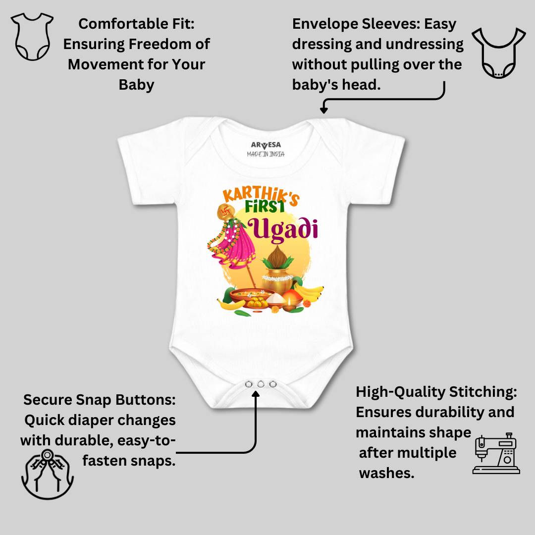 Arvesa My First Ugadi  Baby Boy & Girl Dress