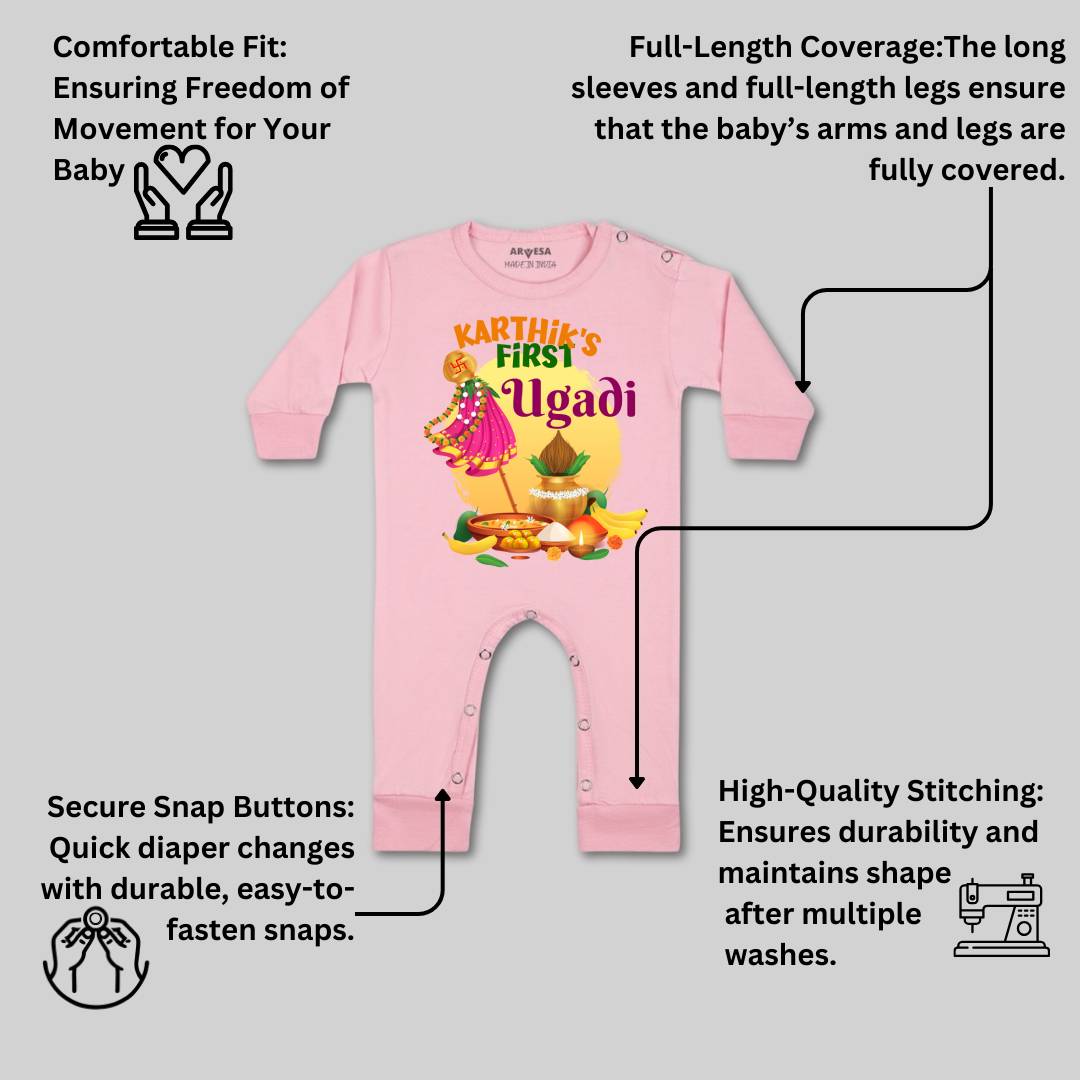 Arvesa My First Ugadi  Baby Boy & Girl Dress
