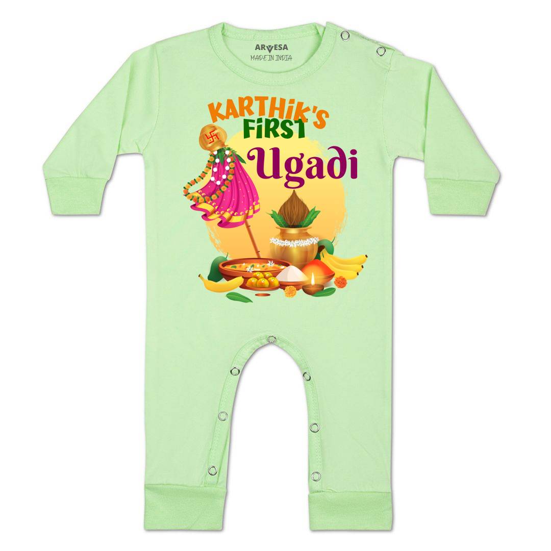Arvesa My First Ugadi  Baby Boy & Girl Dress