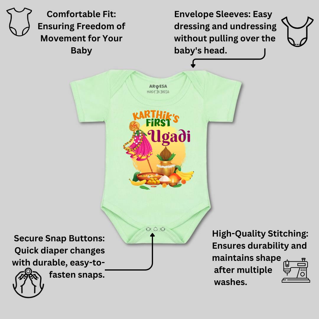 Arvesa My First Ugadi  Baby Boy & Girl Dress