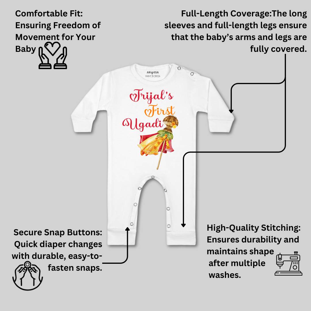 Arvesa My First Ugadi  Baby Boy & Girl Dress