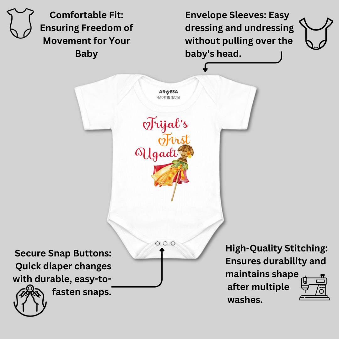 Arvesa My First Ugadi  Baby Boy & Girl Dress