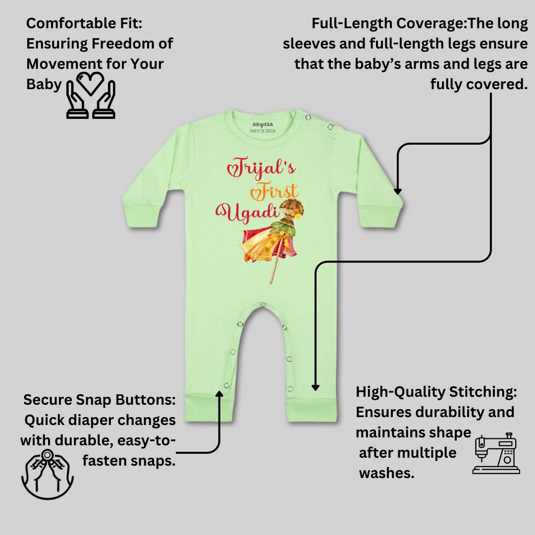 Arvesa My First Ugadi  Baby Boy & Girl Dress