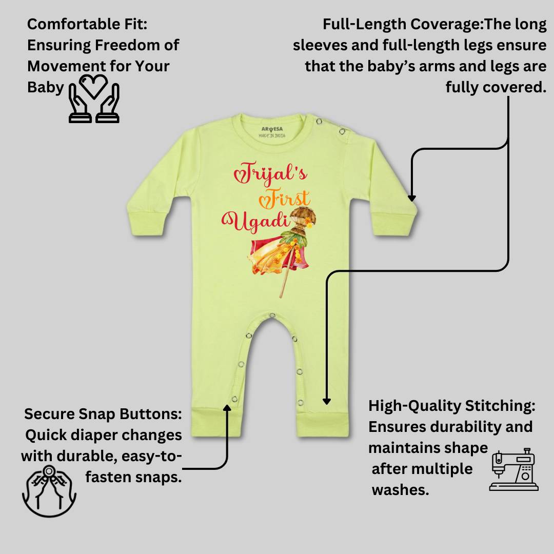 Arvesa My First Ugadi  Baby Boy & Girl Dress