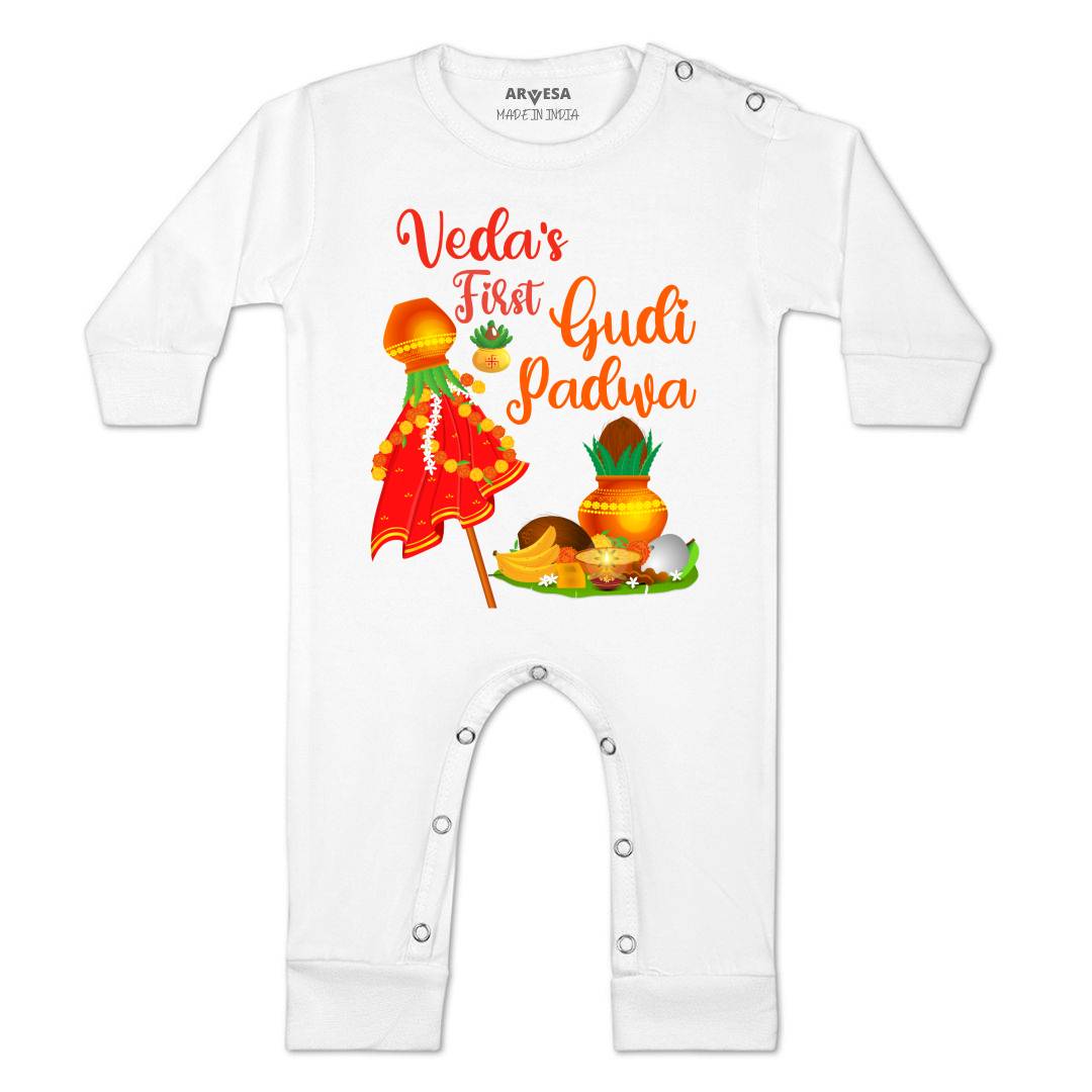 Arvesa My First Gudi Padwa  Baby Boy & Girl Dress
