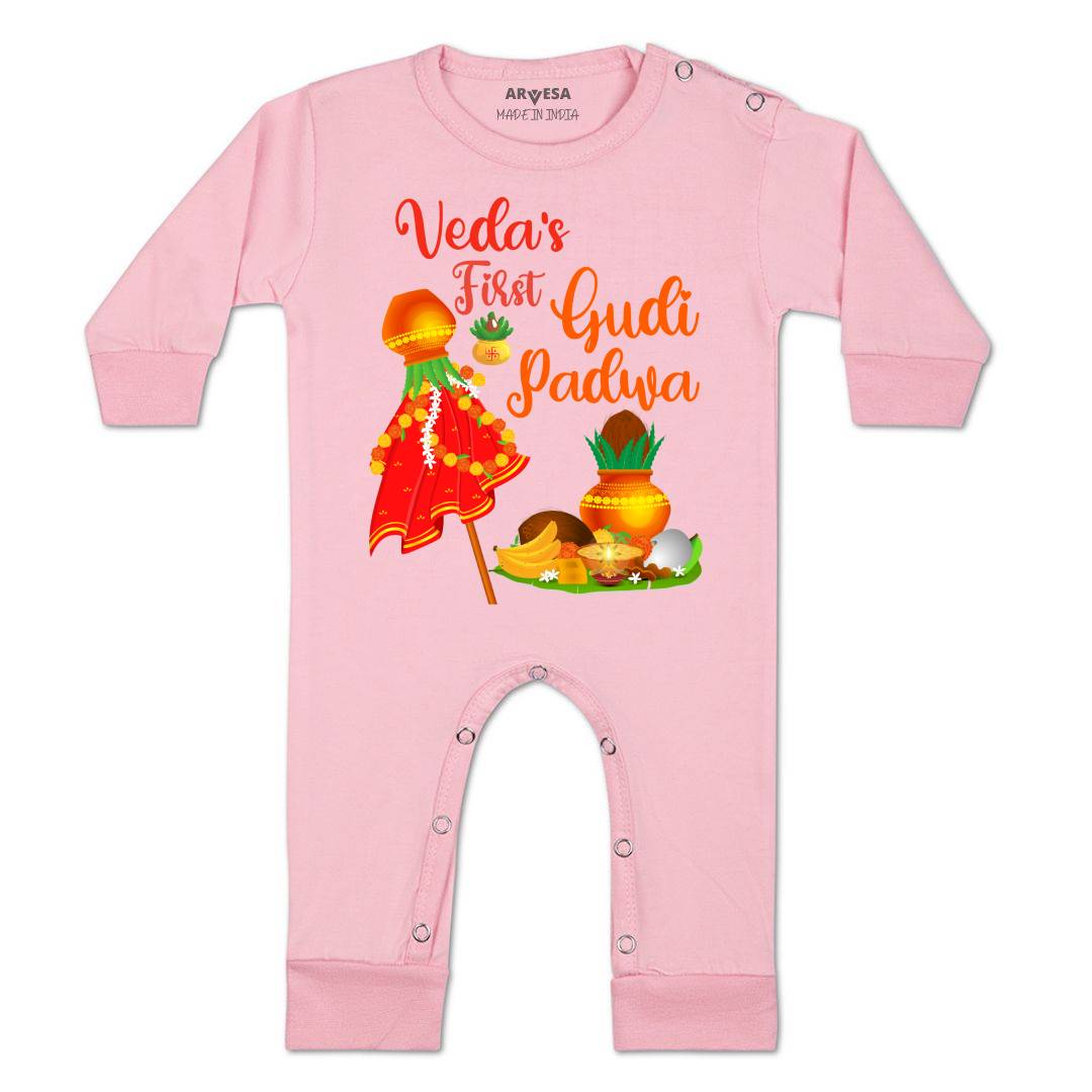Arvesa My First Gudi Padwa  Baby Boy & Girl Dress
