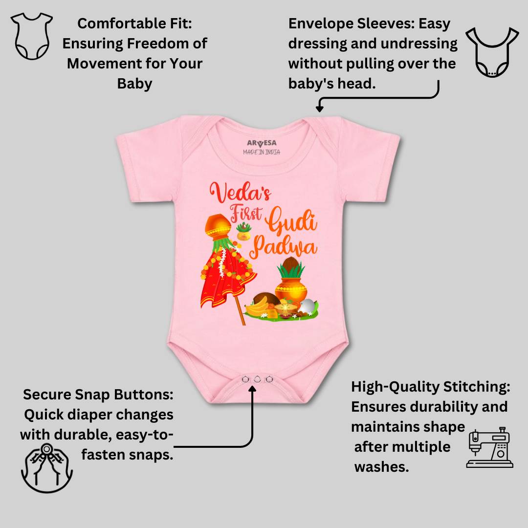 Arvesa My First Gudi Padwa  Baby Boy & Girl Dress