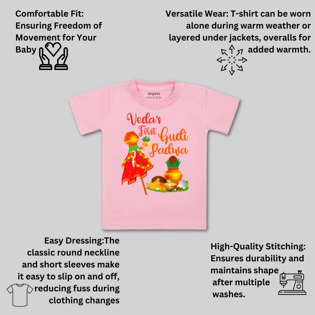 Arvesa My First Gudi Padwa  Baby Boy & Girl Dress