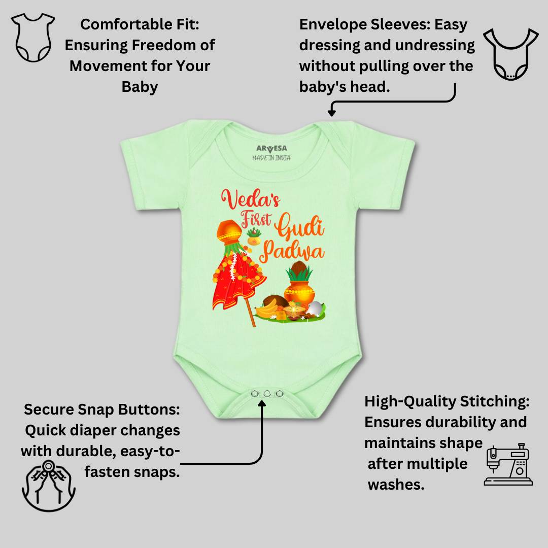 Arvesa My First Gudi Padwa  Baby Boy & Girl Dress