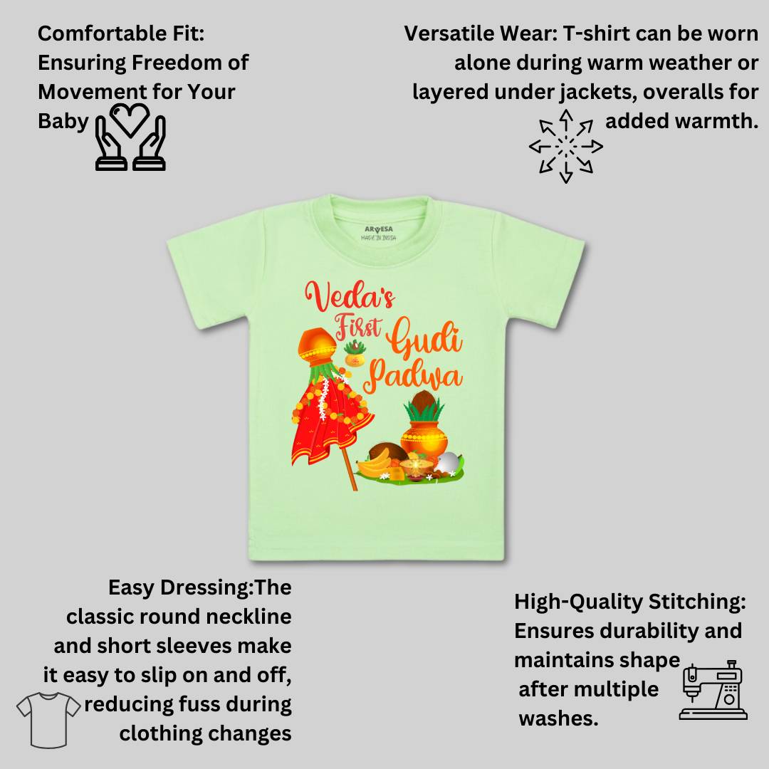 Arvesa My First Gudi Padwa  Baby Boy & Girl Dress