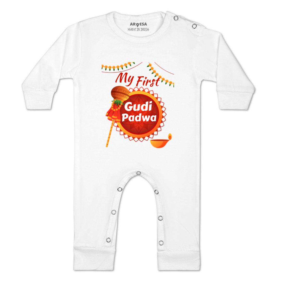 Arvesa Design-784 Gudi Padwa My First Baby Boy and Baby Girl Dress .