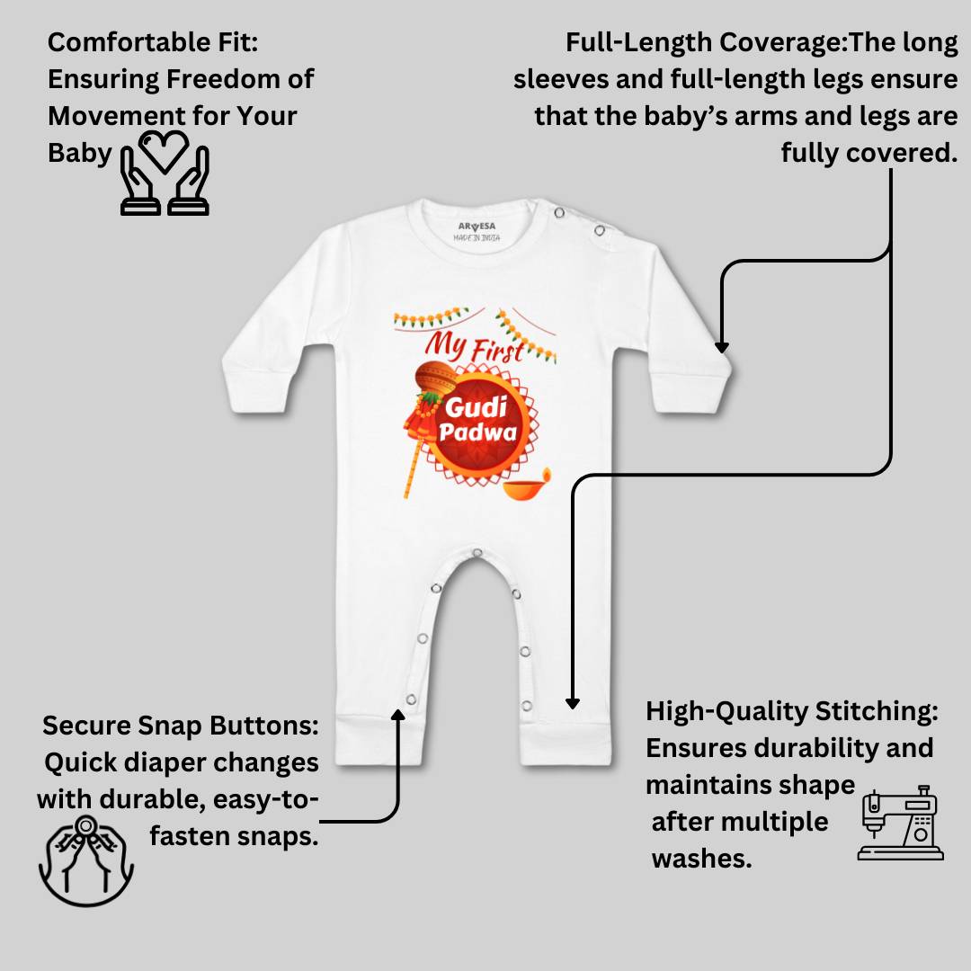 Arvesa Design-784 Gudi Padwa My First Baby Boy and Baby Girl Dress .