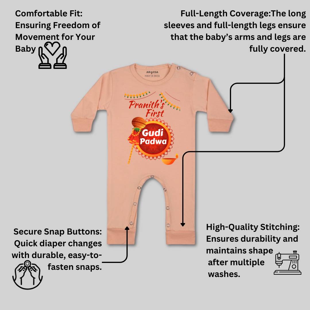 Arvesa My First Gudi Padwa  Baby Boy & Girl Dress