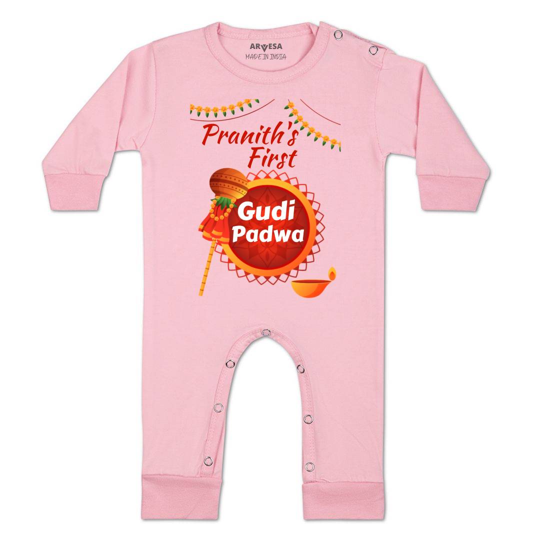 Arvesa My First Gudi Padwa  Baby Boy & Girl Dress