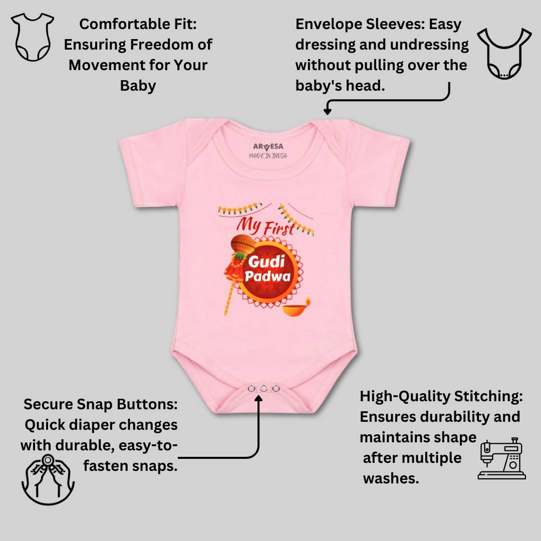 Arvesa Design-784 Gudi Padwa My First Baby Boy and Baby Girl Dress .