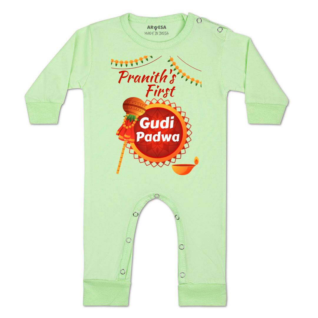 Arvesa My First Gudi Padwa  Baby Boy & Girl Dress