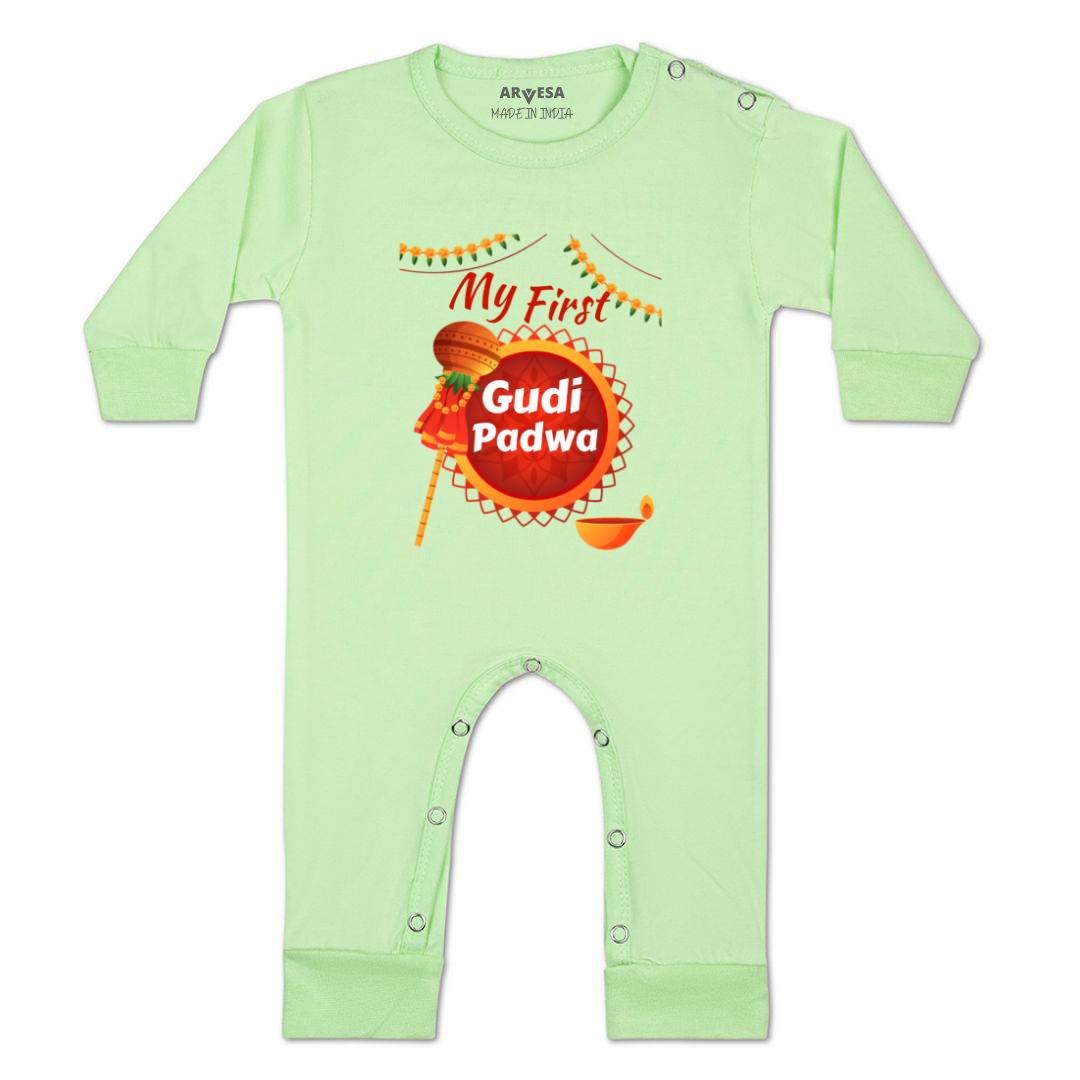 Arvesa Design-784 Gudi Padwa My First Baby Boy and Baby Girl Dress .