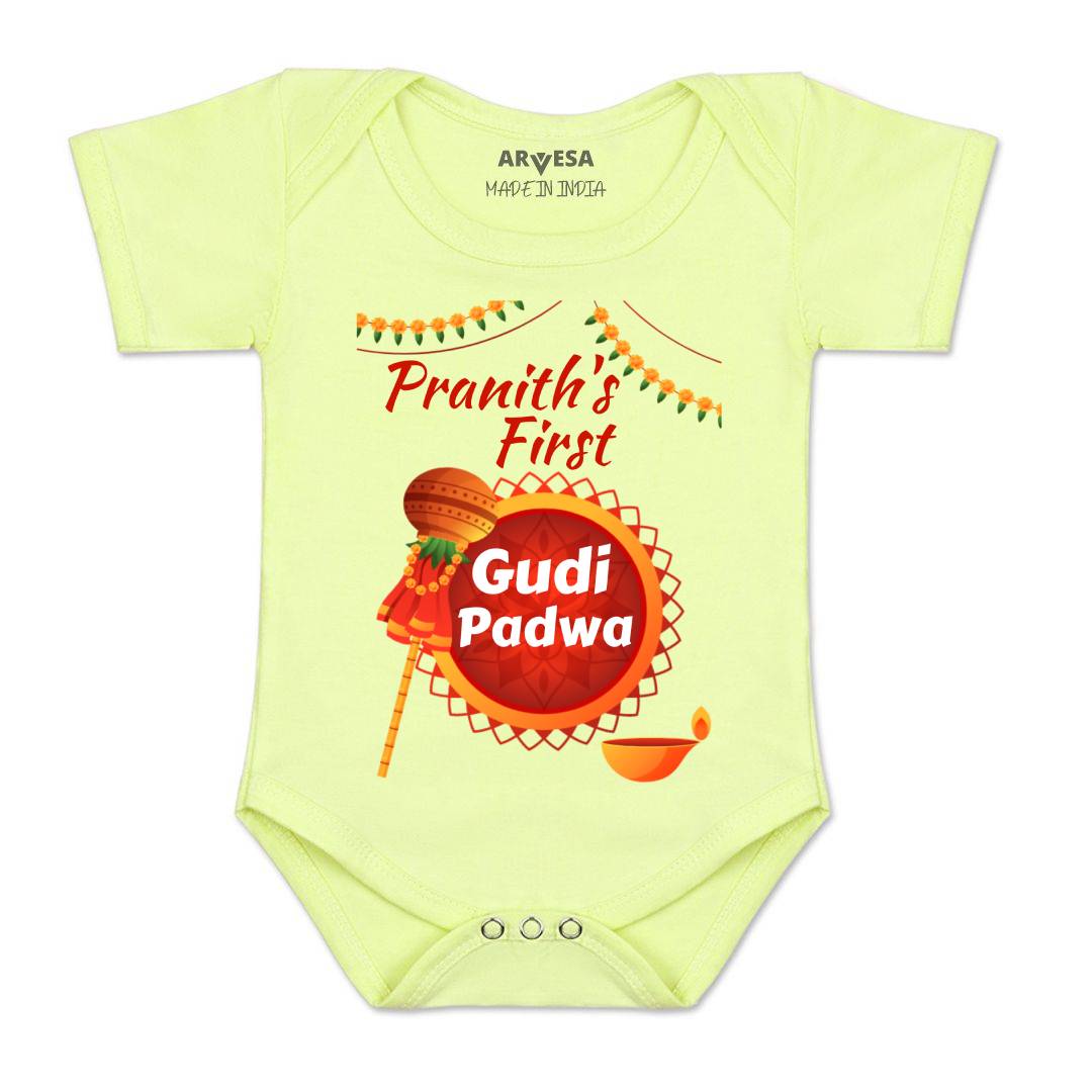 Arvesa My First Gudi Padwa  Baby Boy & Girl Dress