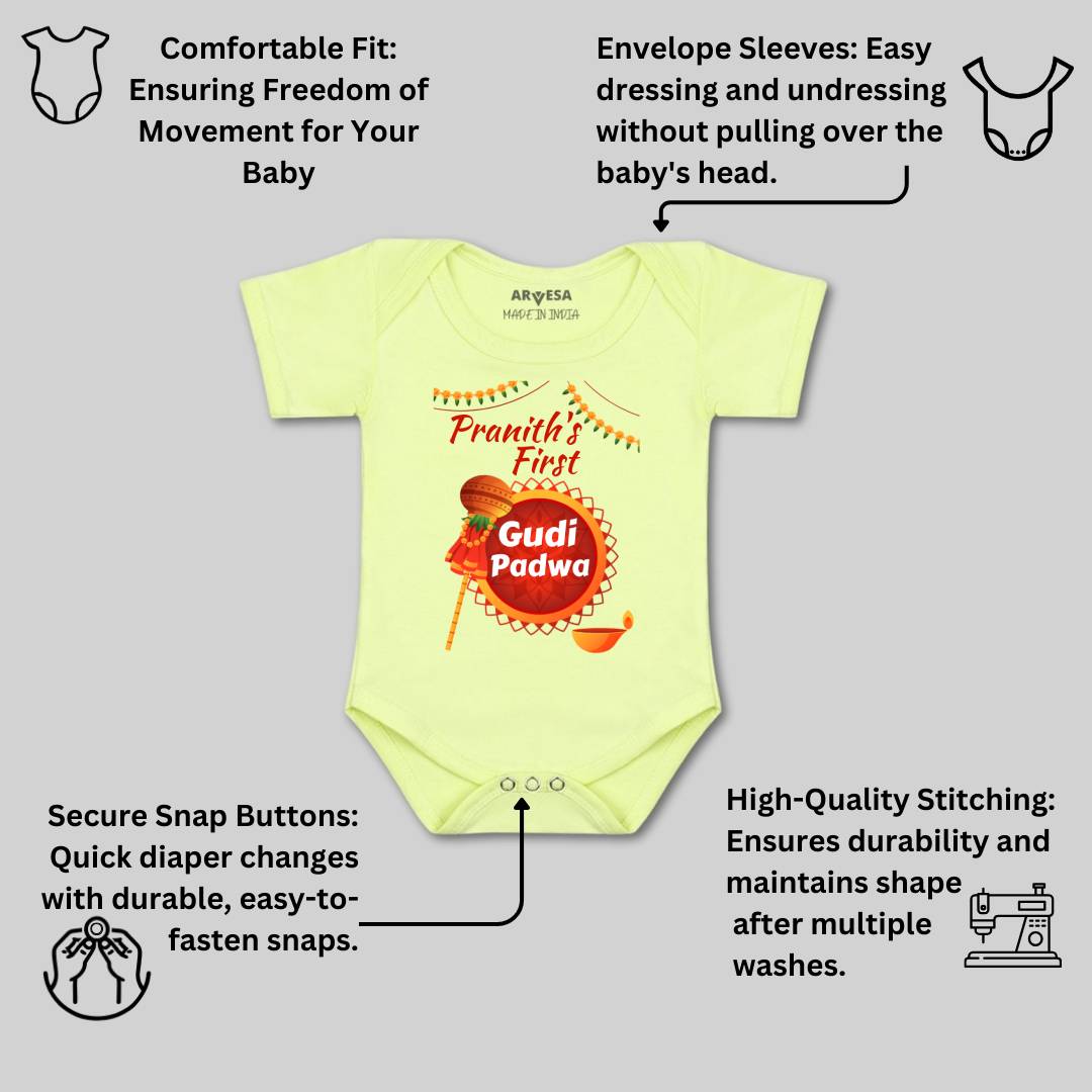 Arvesa My First Gudi Padwa  Baby Boy & Girl Dress