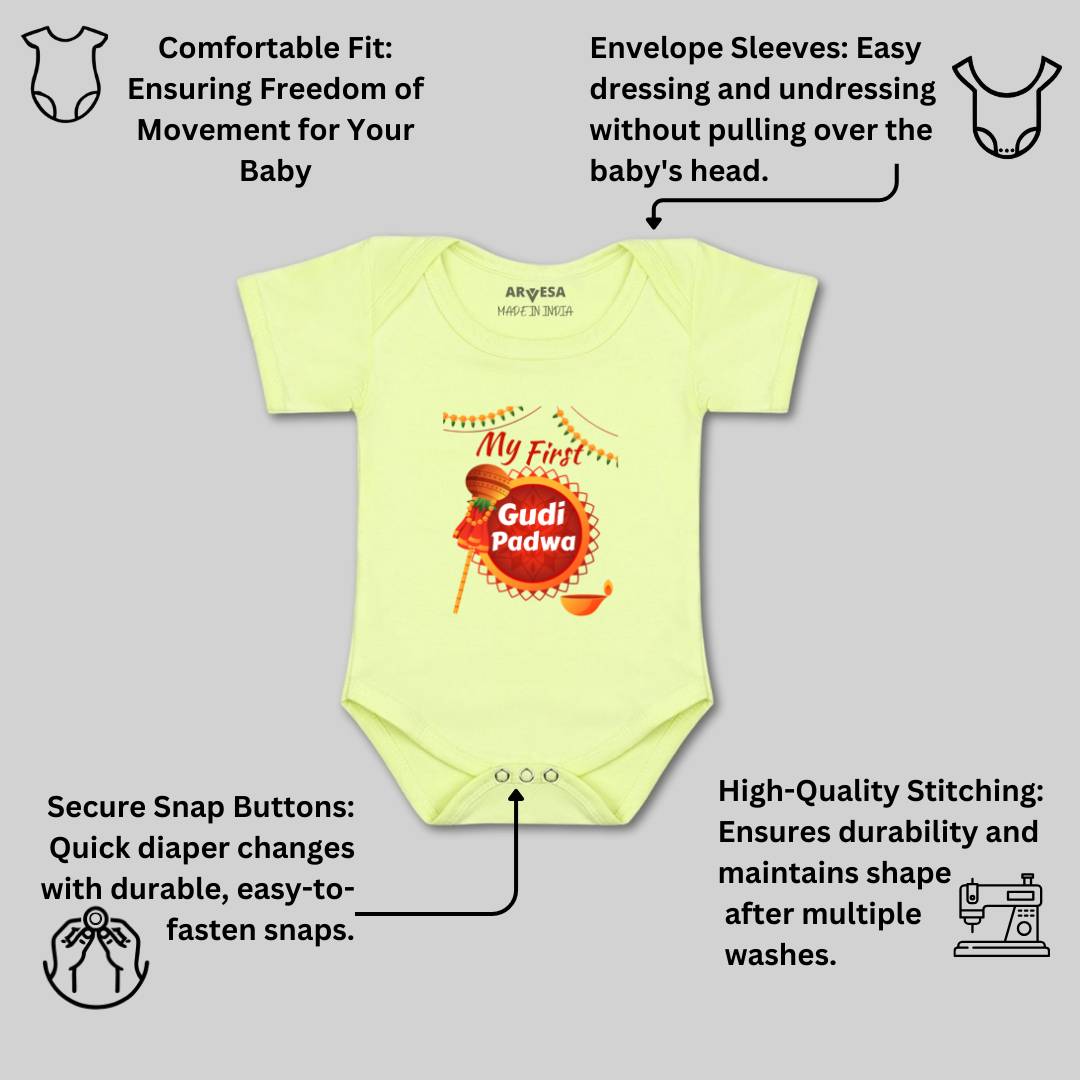 Arvesa Design-784 Gudi Padwa My First Baby Boy and Baby Girl Dress .