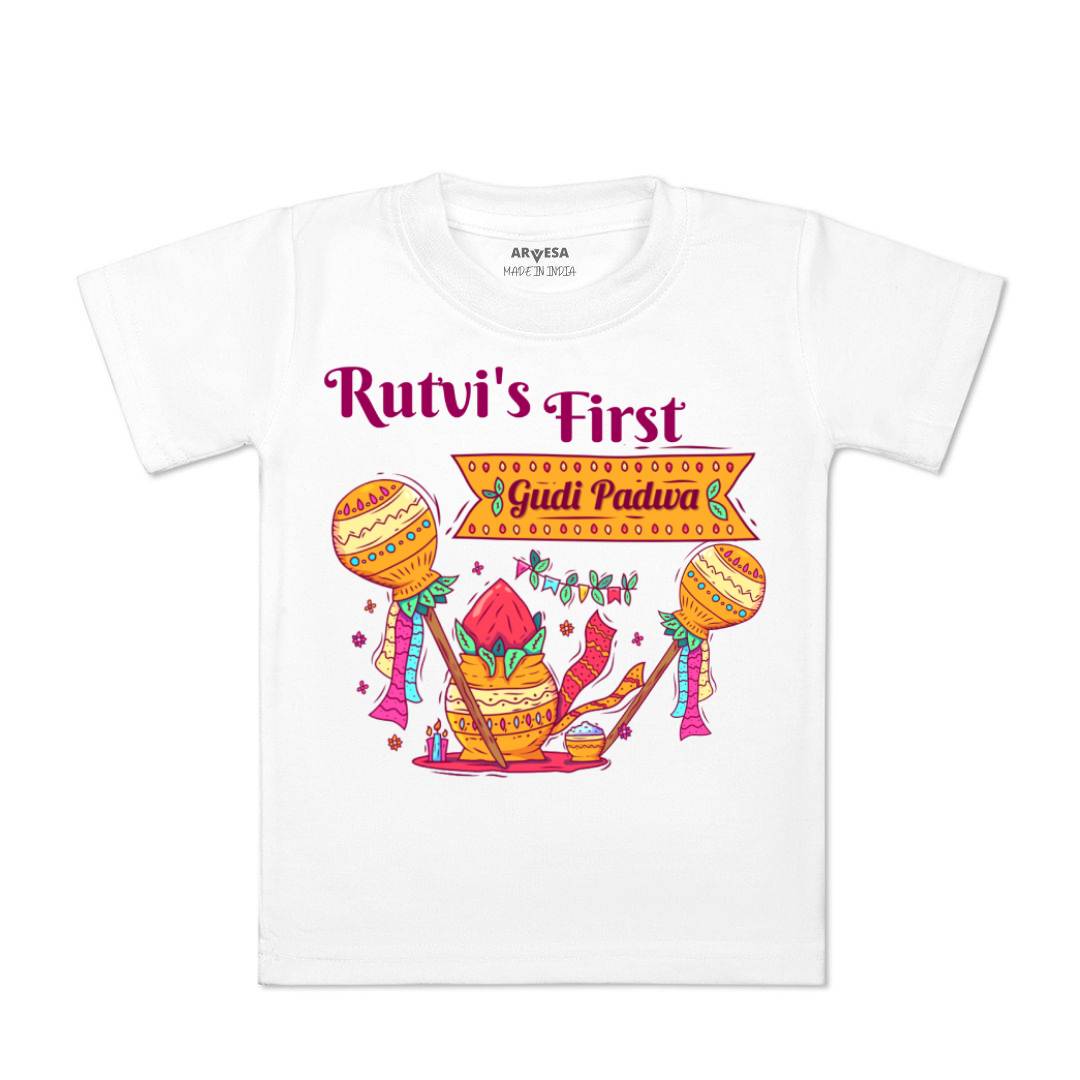 Arvesa My First Gudi Padwa  Baby Boy & Girl Dress