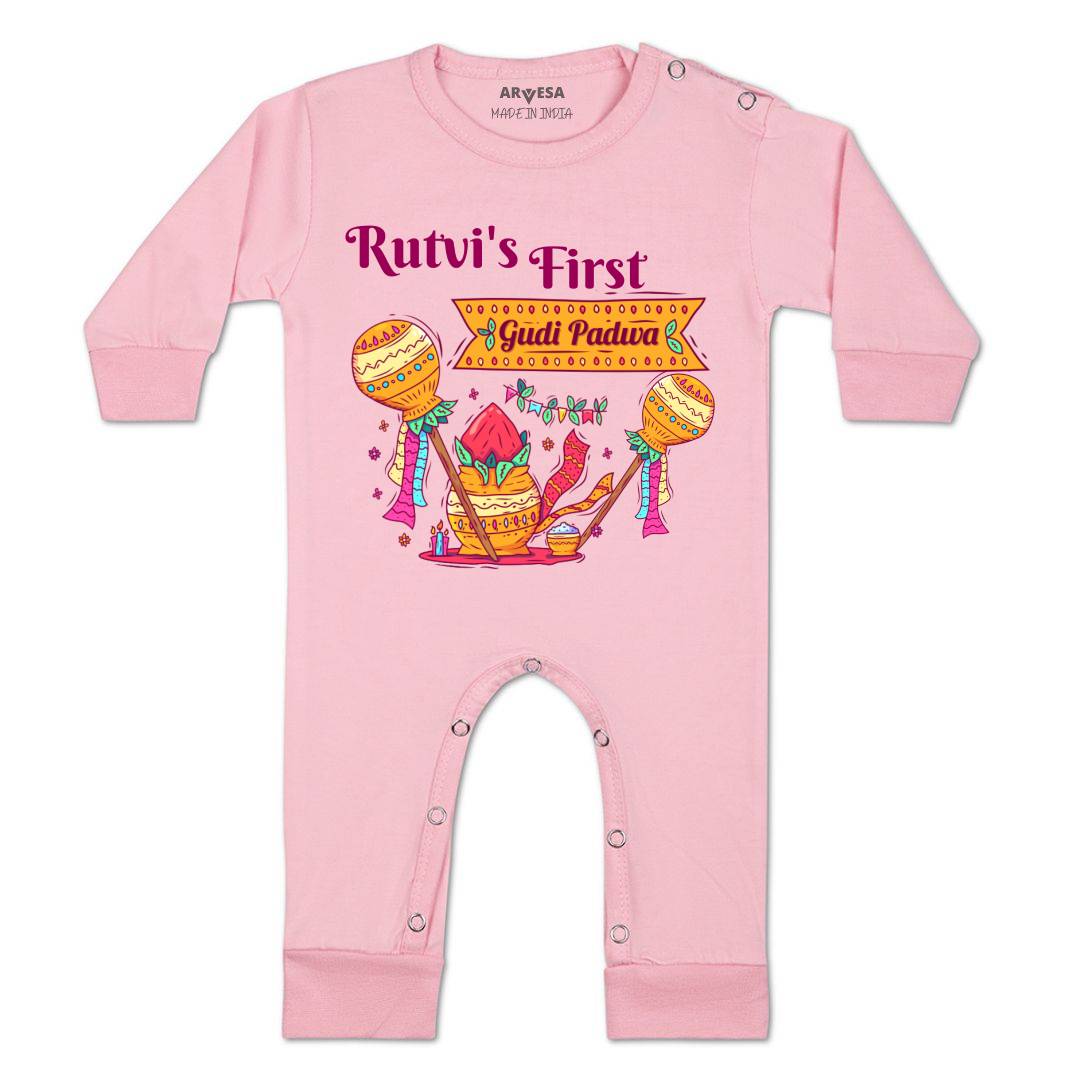 Arvesa My First Gudi Padwa  Baby Boy & Girl Dress