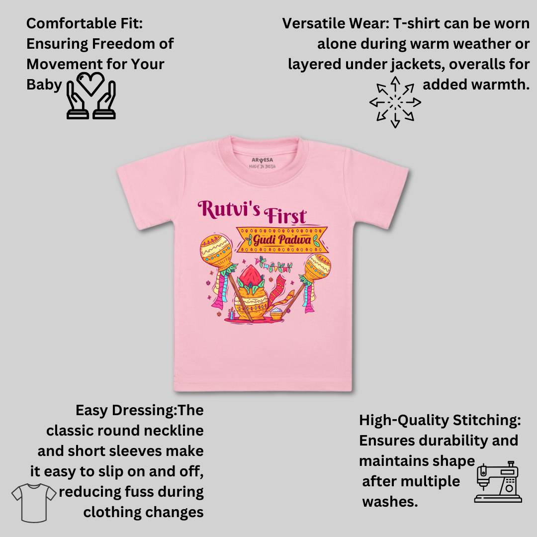 Arvesa My First Gudi Padwa  Baby Boy & Girl Dress