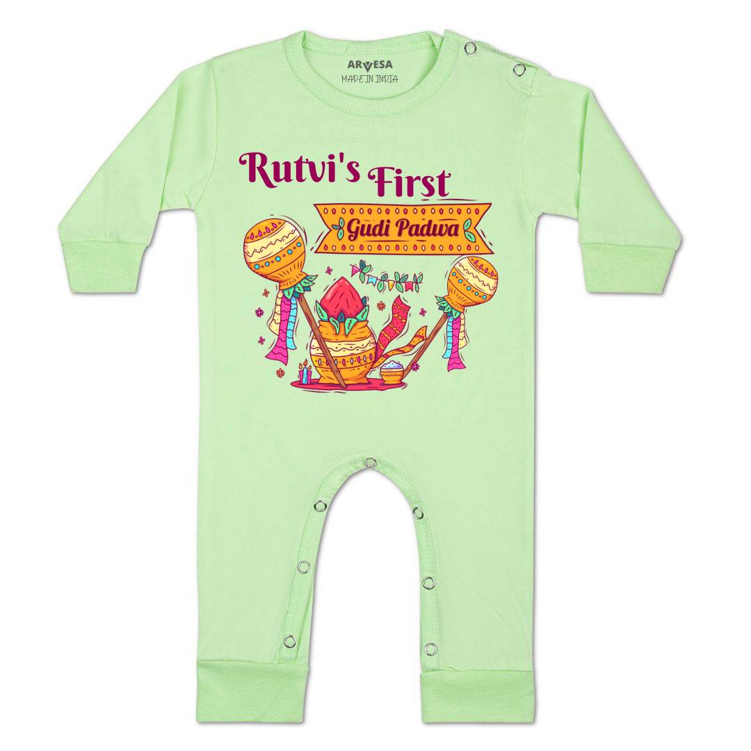 Arvesa My First Gudi Padwa  Baby Boy & Girl Dress