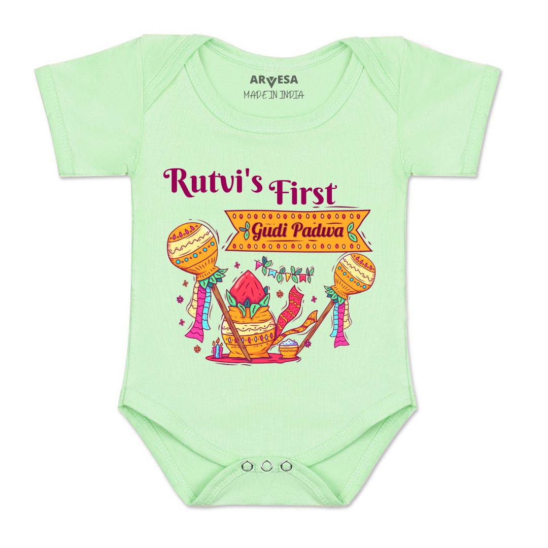 Arvesa My First Gudi Padwa  Baby Boy & Girl Dress