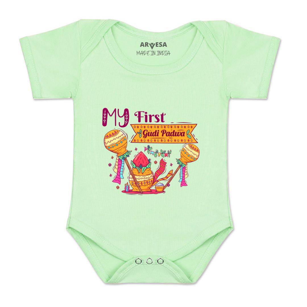 Arvesa Design-785 Gudi Padwa My First Baby Boy and Baby Girl Dress .